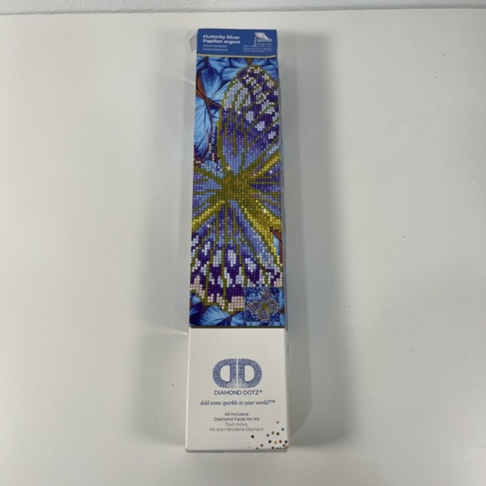 Diamond Dotz - Diamond Painting Kit - Flutter By Mauve 12.0 x 12.0cm - Picture 2 of 7